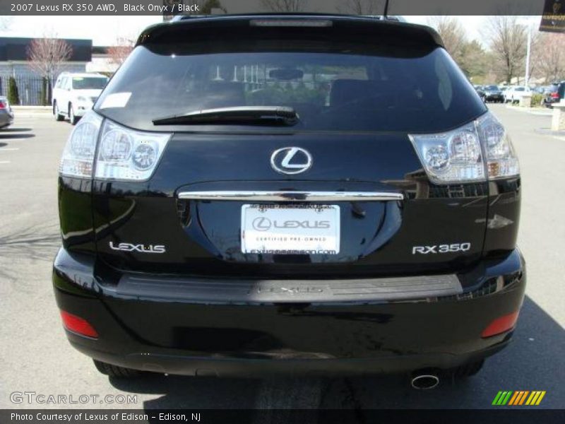 Black Onyx / Black 2007 Lexus RX 350 AWD