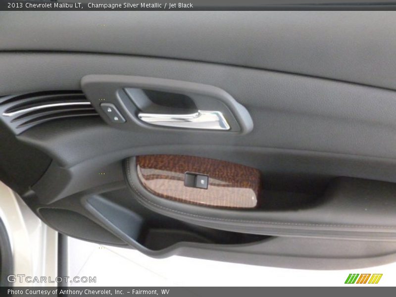 Champagne Silver Metallic / Jet Black 2013 Chevrolet Malibu LT