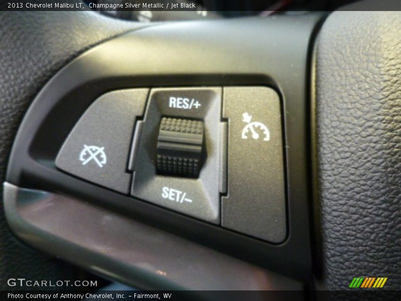Champagne Silver Metallic / Jet Black 2013 Chevrolet Malibu LT