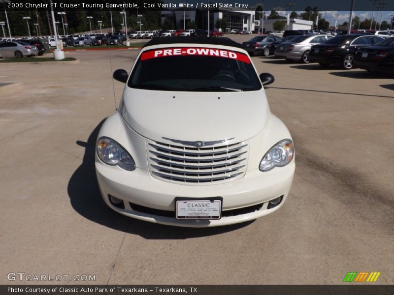 Cool Vanilla White / Pastel Slate Gray 2006 Chrysler PT Cruiser Touring Convertible