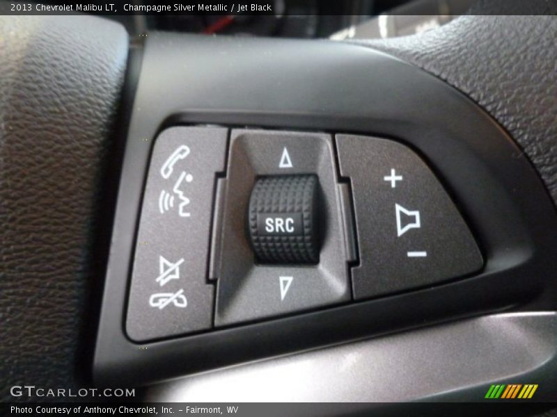 Champagne Silver Metallic / Jet Black 2013 Chevrolet Malibu LT