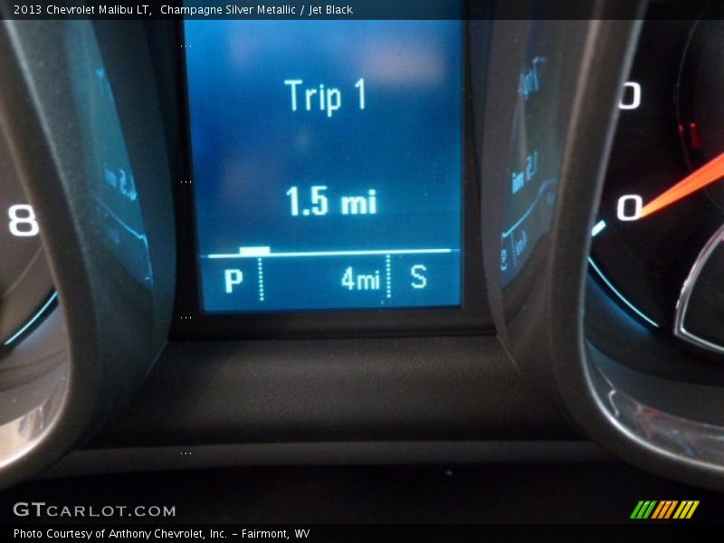 Champagne Silver Metallic / Jet Black 2013 Chevrolet Malibu LT