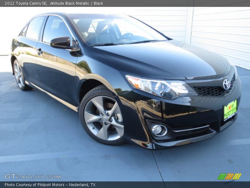 Attitude Black Metallic / Black 2012 Toyota Camry SE