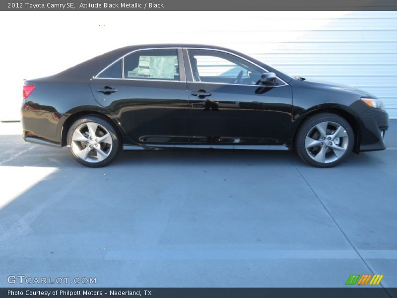 Attitude Black Metallic / Black 2012 Toyota Camry SE