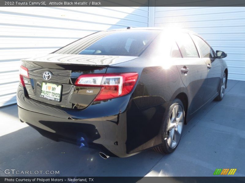 Attitude Black Metallic / Black 2012 Toyota Camry SE