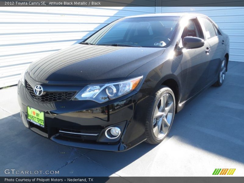 Attitude Black Metallic / Black 2012 Toyota Camry SE