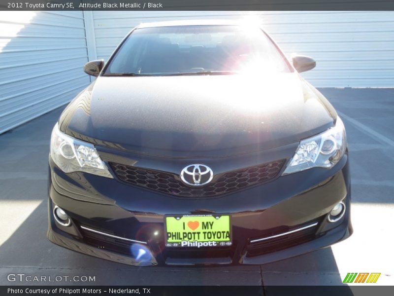 Attitude Black Metallic / Black 2012 Toyota Camry SE