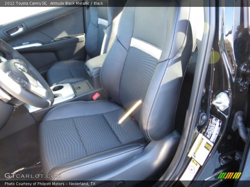 Attitude Black Metallic / Black 2012 Toyota Camry SE
