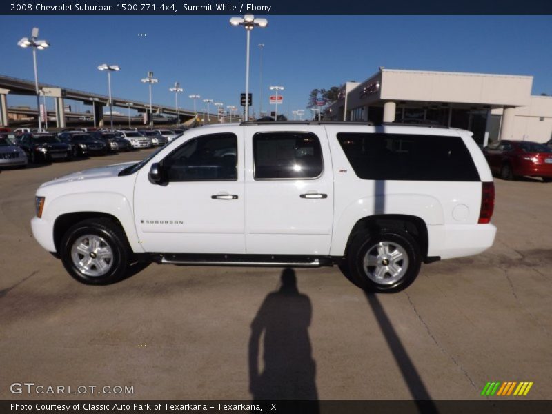 Summit White / Ebony 2008 Chevrolet Suburban 1500 Z71 4x4