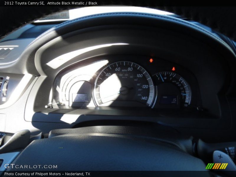 Attitude Black Metallic / Black 2012 Toyota Camry SE