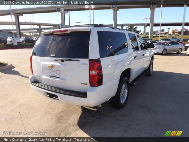 Summit White / Ebony 2008 Chevrolet Suburban 1500 Z71 4x4