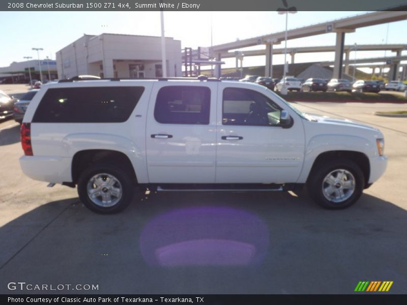 Summit White / Ebony 2008 Chevrolet Suburban 1500 Z71 4x4
