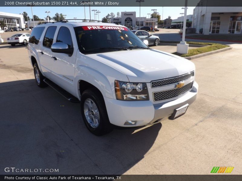 Summit White / Ebony 2008 Chevrolet Suburban 1500 Z71 4x4