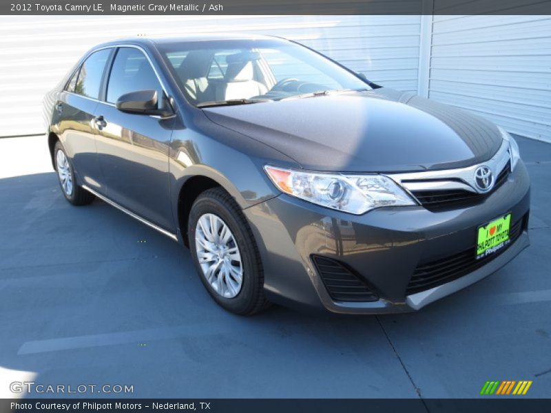 Magnetic Gray Metallic / Ash 2012 Toyota Camry LE