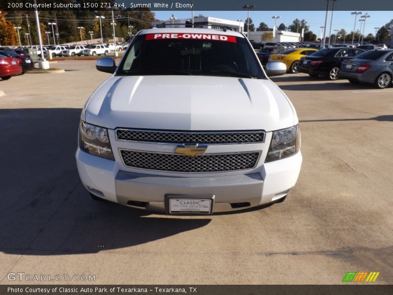 Summit White / Ebony 2008 Chevrolet Suburban 1500 Z71 4x4