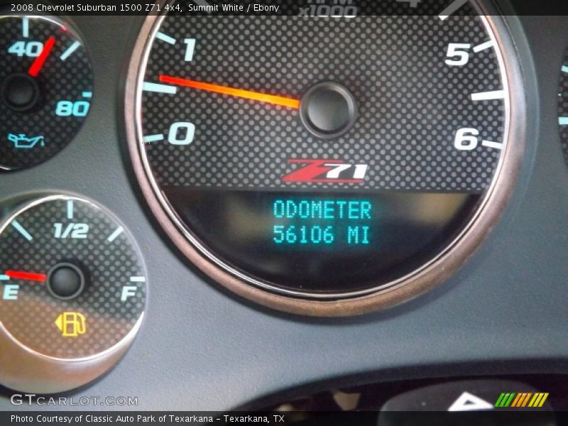 Summit White / Ebony 2008 Chevrolet Suburban 1500 Z71 4x4