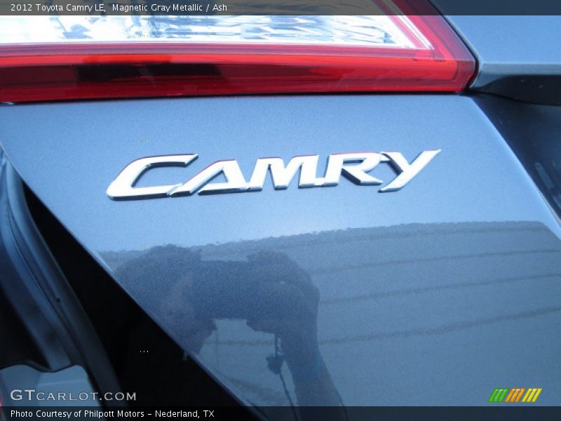 Magnetic Gray Metallic / Ash 2012 Toyota Camry LE