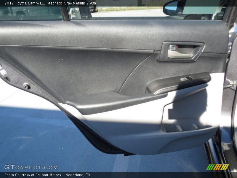 Magnetic Gray Metallic / Ash 2012 Toyota Camry LE
