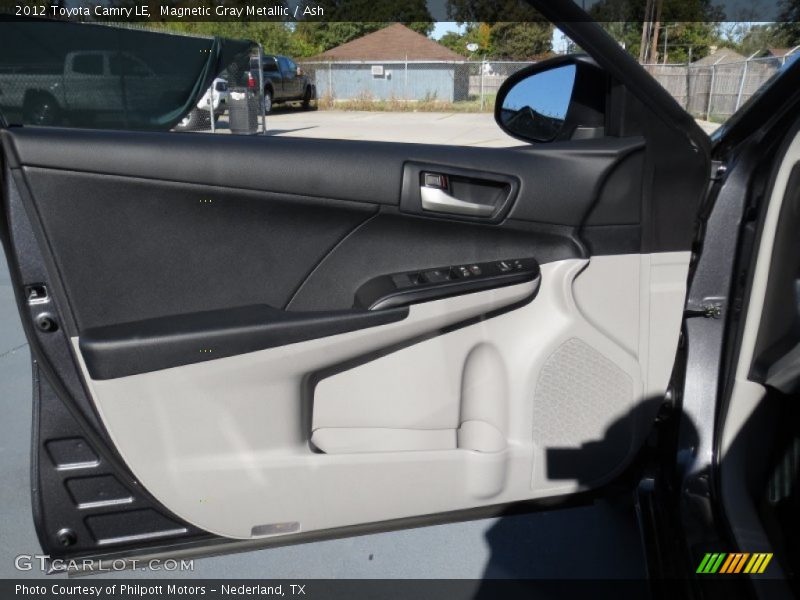 Magnetic Gray Metallic / Ash 2012 Toyota Camry LE