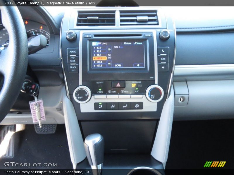 Magnetic Gray Metallic / Ash 2012 Toyota Camry LE