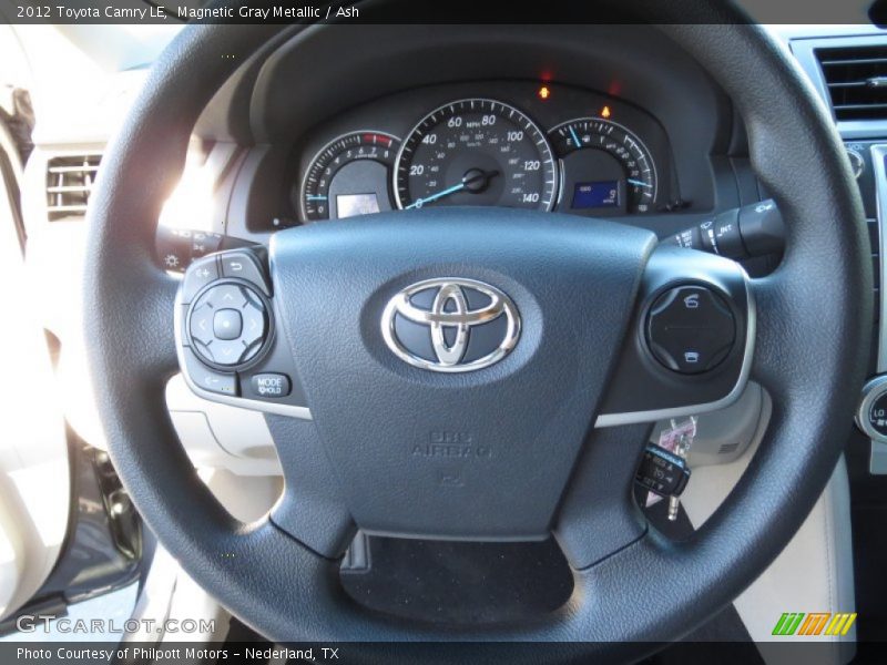 Magnetic Gray Metallic / Ash 2012 Toyota Camry LE