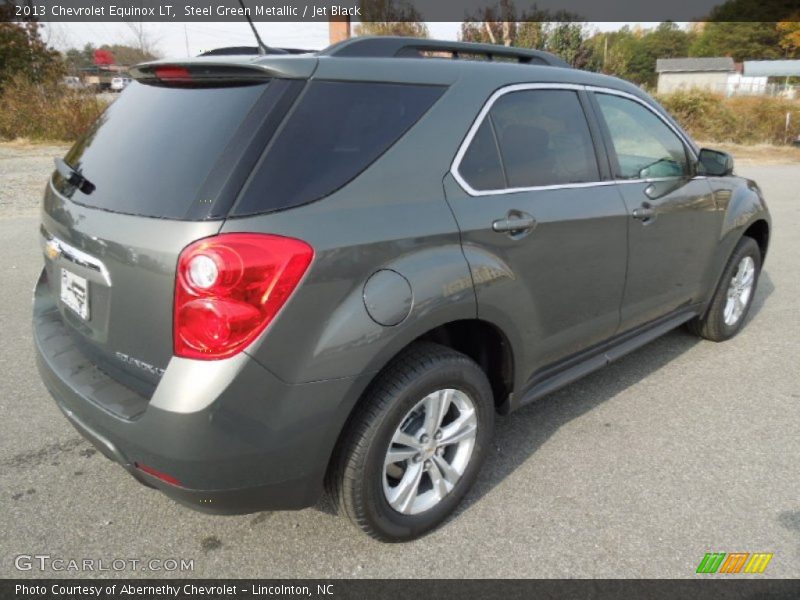 Steel Green Metallic / Jet Black 2013 Chevrolet Equinox LT