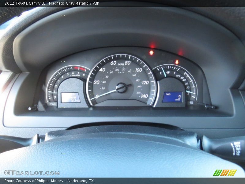 Magnetic Gray Metallic / Ash 2012 Toyota Camry LE