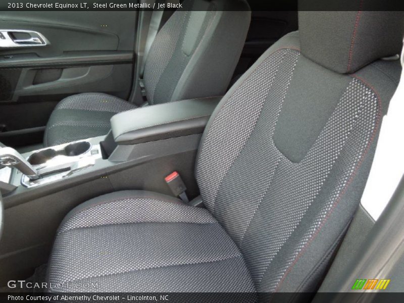 Steel Green Metallic / Jet Black 2013 Chevrolet Equinox LT