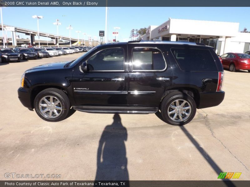 Onyx Black / Ebony 2008 GMC Yukon Denali AWD