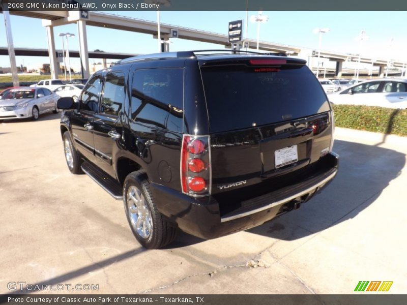 Onyx Black / Ebony 2008 GMC Yukon Denali AWD