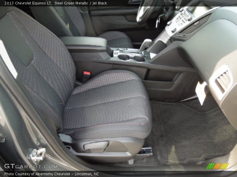 Steel Green Metallic / Jet Black 2013 Chevrolet Equinox LT
