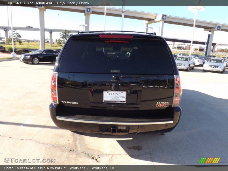 Onyx Black / Ebony 2008 GMC Yukon Denali AWD