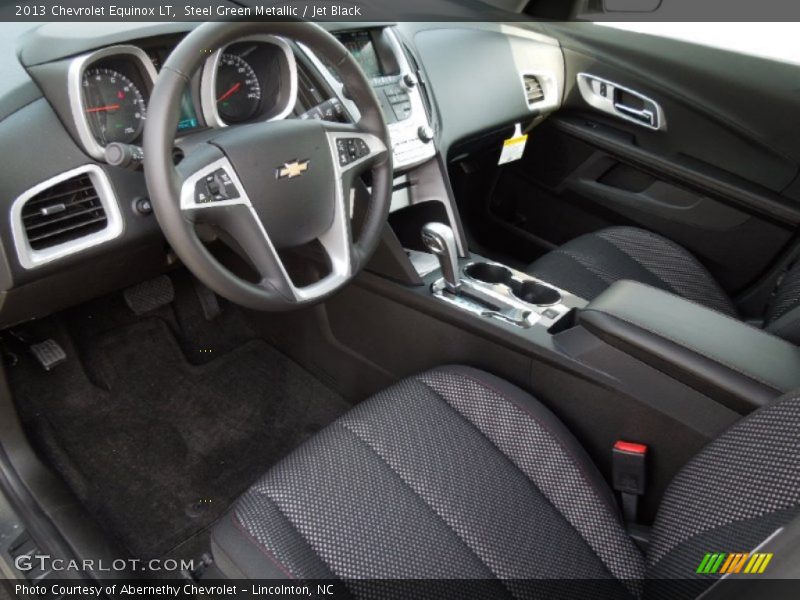 Steel Green Metallic / Jet Black 2013 Chevrolet Equinox LT