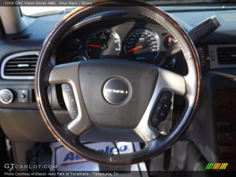 Onyx Black / Ebony 2008 GMC Yukon Denali AWD