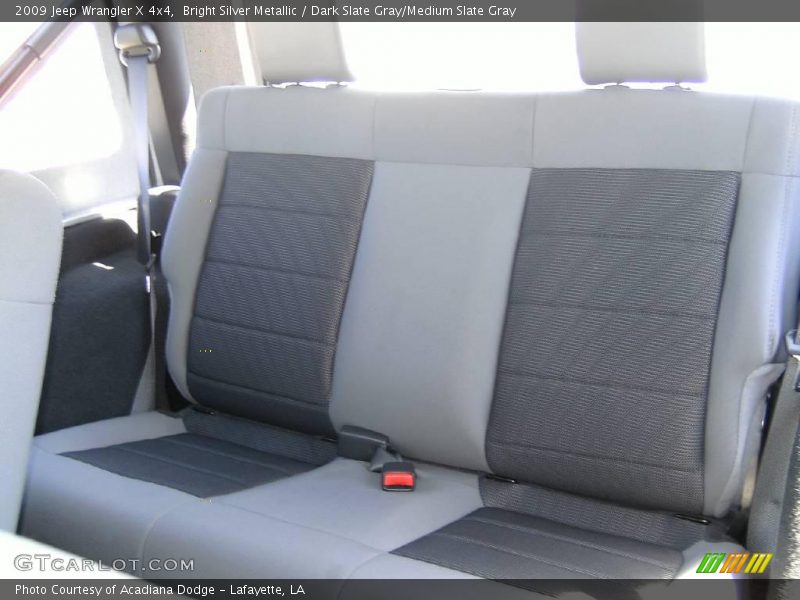 Bright Silver Metallic / Dark Slate Gray/Medium Slate Gray 2009 Jeep Wrangler X 4x4