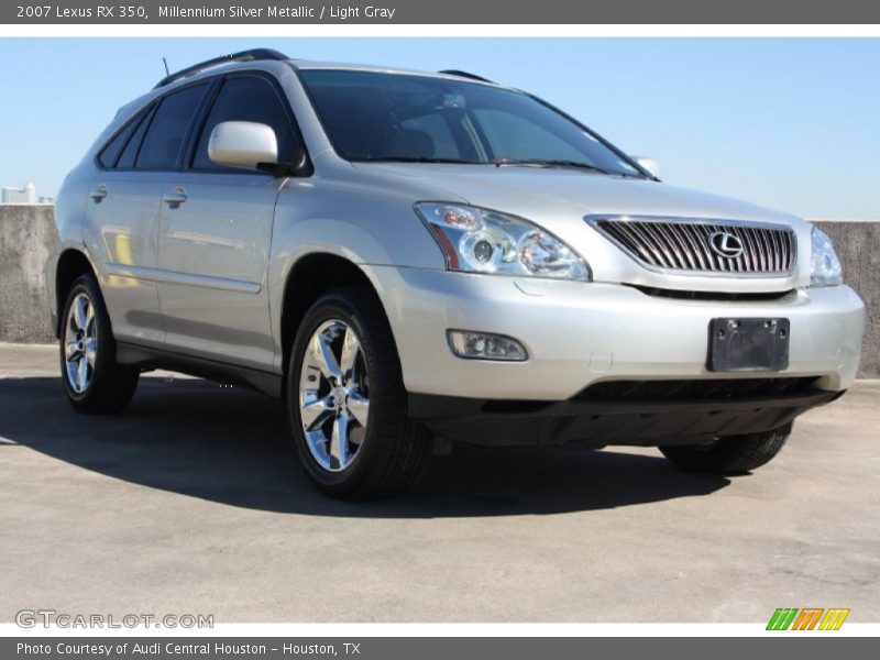 Millennium Silver Metallic / Light Gray 2007 Lexus RX 350