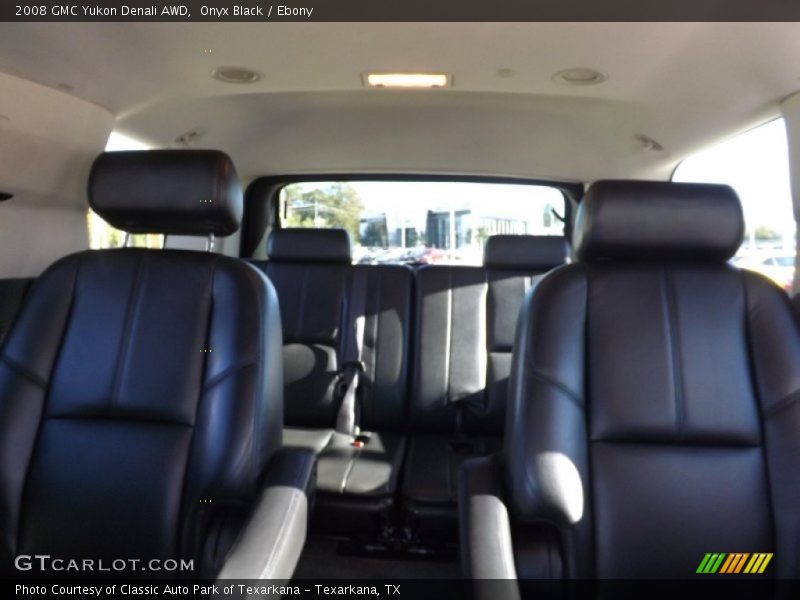 Onyx Black / Ebony 2008 GMC Yukon Denali AWD