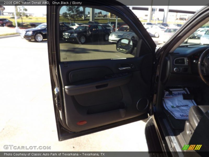 Onyx Black / Ebony 2008 GMC Yukon Denali AWD