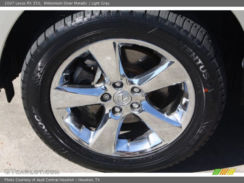 Millennium Silver Metallic / Light Gray 2007 Lexus RX 350