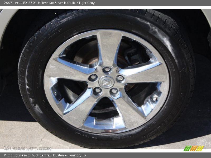 Millennium Silver Metallic / Light Gray 2007 Lexus RX 350