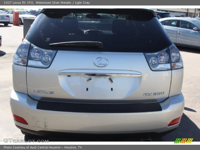 Millennium Silver Metallic / Light Gray 2007 Lexus RX 350