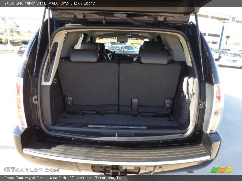 Onyx Black / Ebony 2008 GMC Yukon Denali AWD