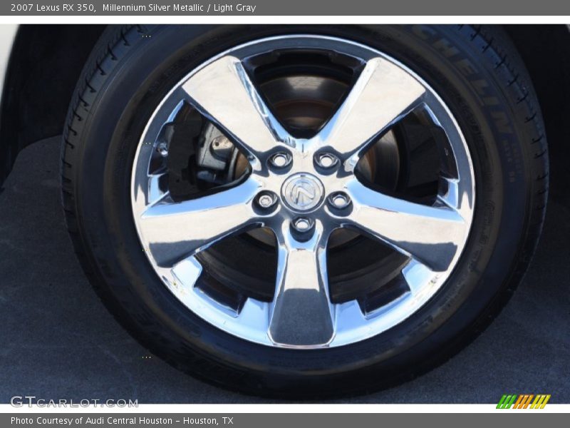 Millennium Silver Metallic / Light Gray 2007 Lexus RX 350