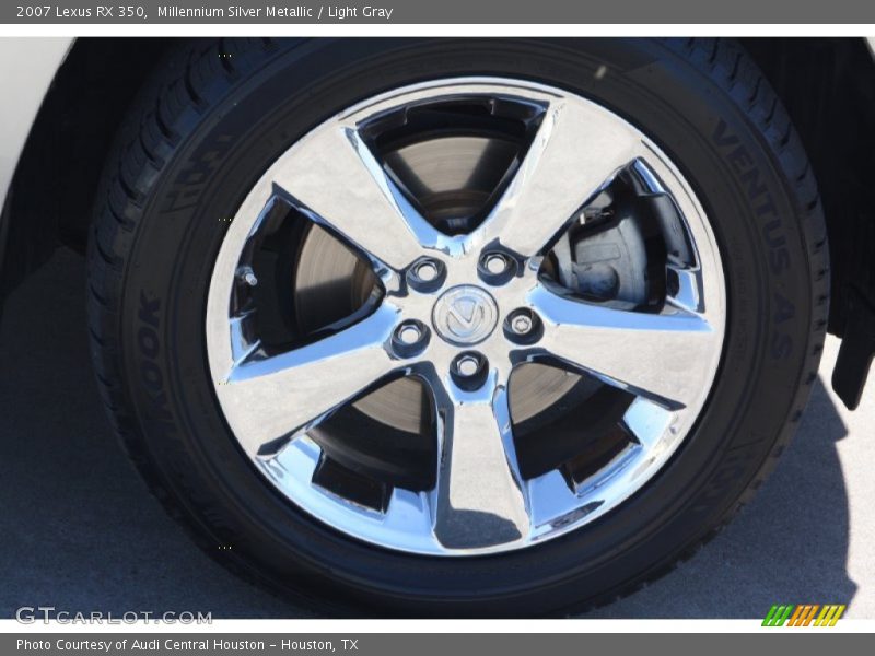 Millennium Silver Metallic / Light Gray 2007 Lexus RX 350