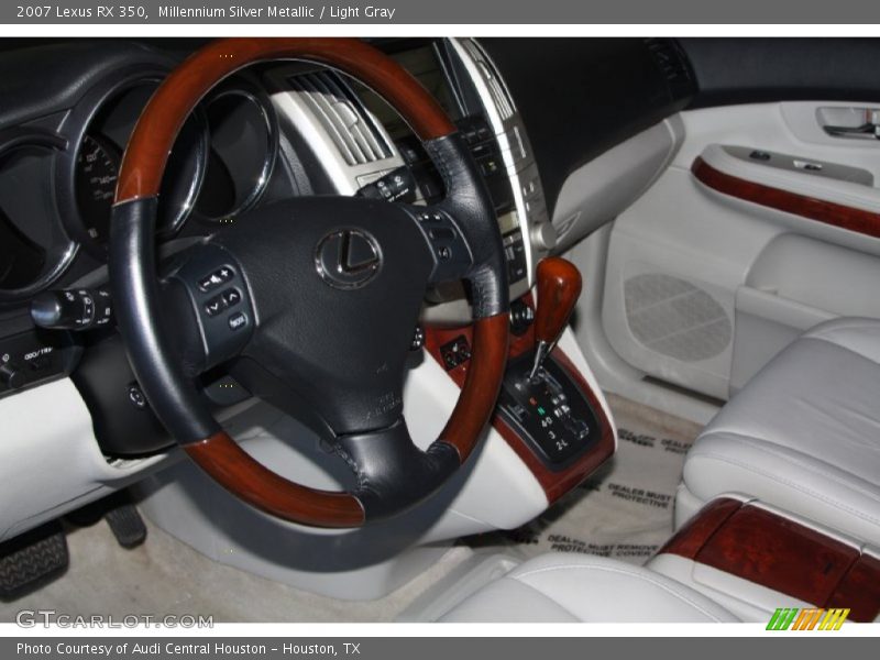 Millennium Silver Metallic / Light Gray 2007 Lexus RX 350