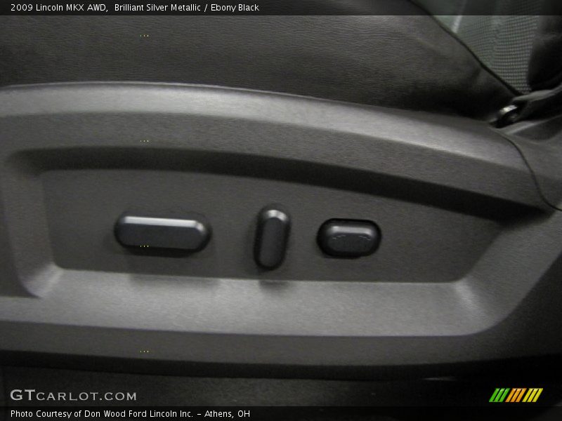 Brilliant Silver Metallic / Ebony Black 2009 Lincoln MKX AWD