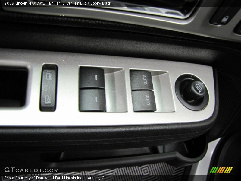 Brilliant Silver Metallic / Ebony Black 2009 Lincoln MKX AWD