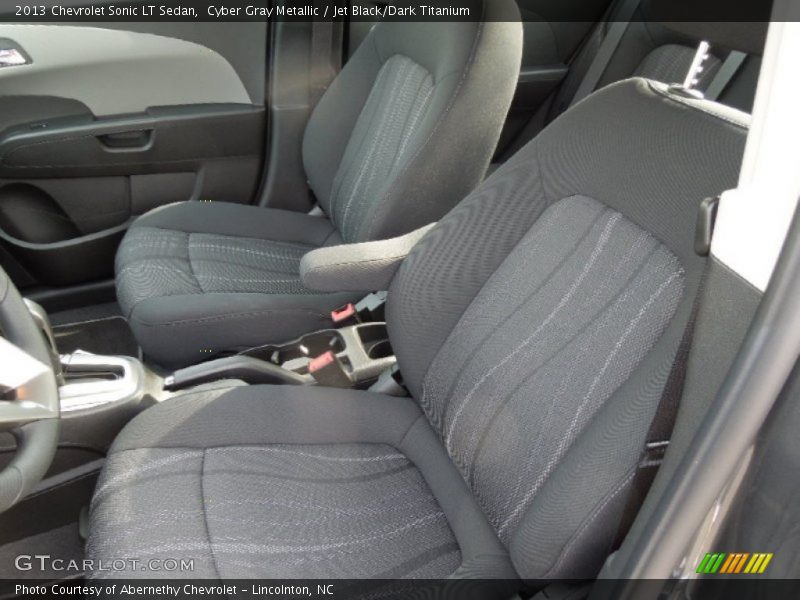 Cyber Gray Metallic / Jet Black/Dark Titanium 2013 Chevrolet Sonic LT Sedan
