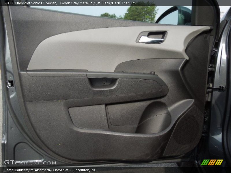 Cyber Gray Metallic / Jet Black/Dark Titanium 2013 Chevrolet Sonic LT Sedan