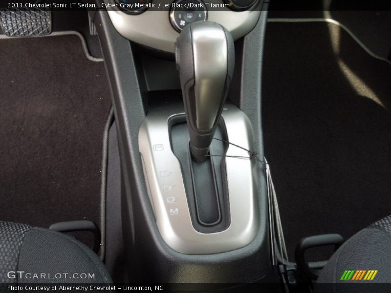Cyber Gray Metallic / Jet Black/Dark Titanium 2013 Chevrolet Sonic LT Sedan
